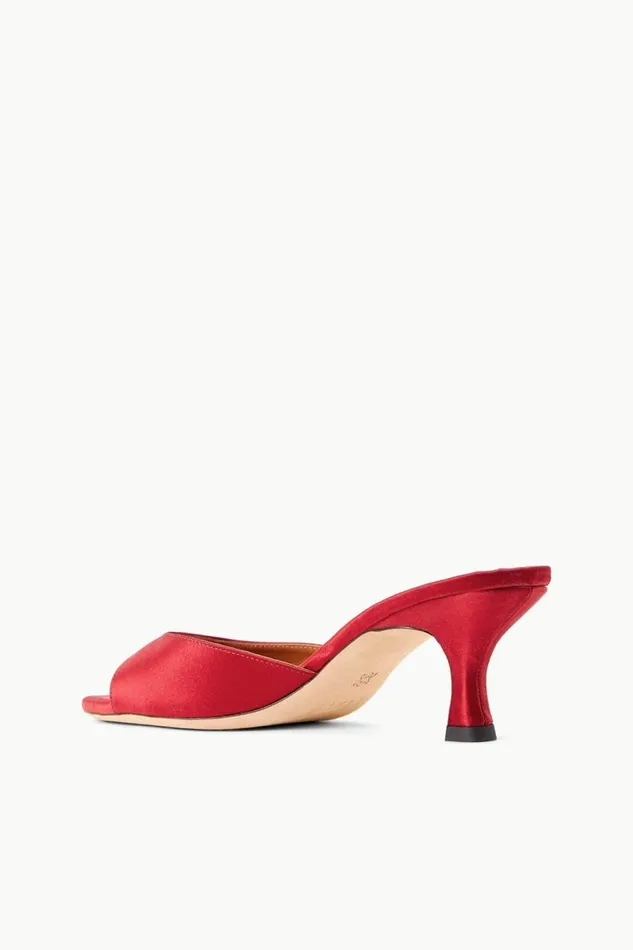 Women STAUD BRIGITTE MULE RUBY SATIN STAUD Bridal Women STAUD BRIGITTE MULE RUBY SATIN STAUD Bridal