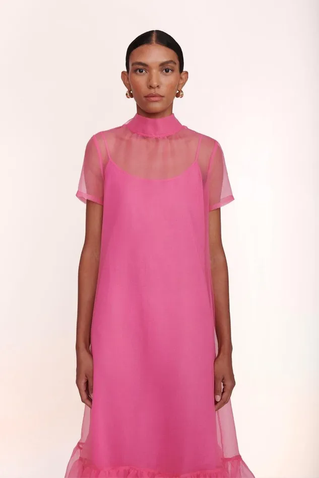 Women STAUD CALLUNA DRESS BLUSH STAUD Dresses Women STAUD CALLUNA DRESS BLUSH STAUD Dresses