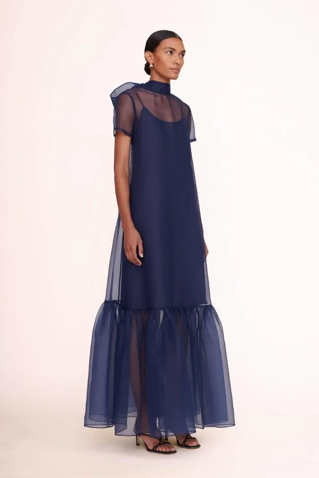 Women STAUD CALLUNA DRESS NAVY STAUD Dresses Women STAUD CALLUNA DRESS NAVY STAUD Dresses