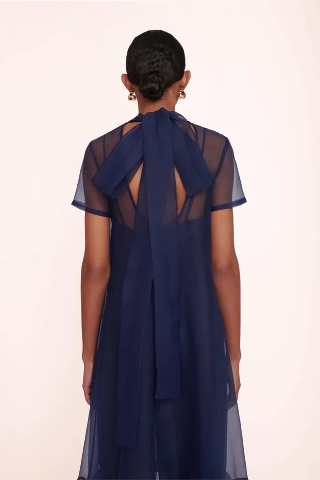 Women STAUD CALLUNA DRESS NAVY STAUD Dresses Women STAUD CALLUNA DRESS NAVY STAUD Dresses