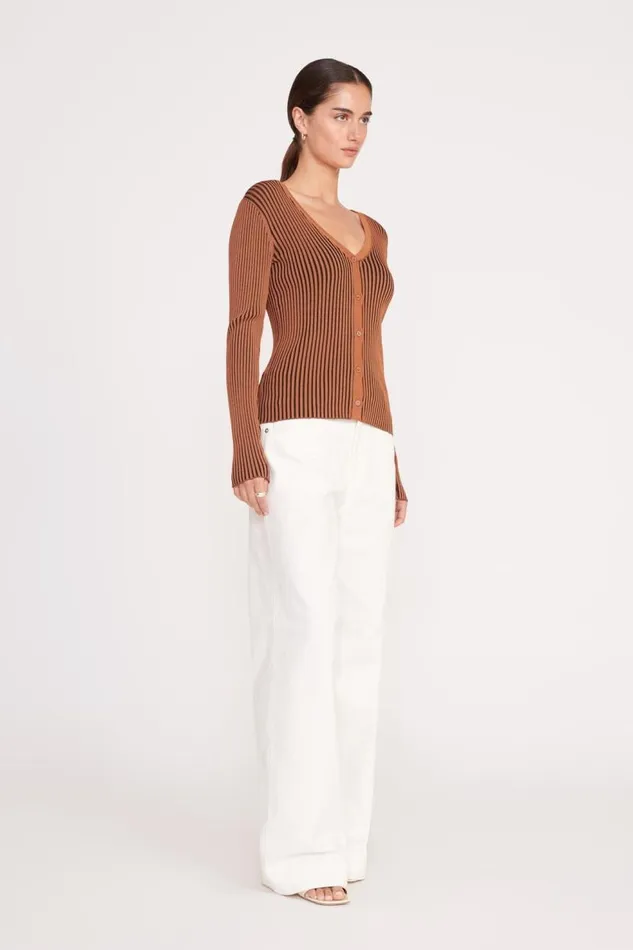 Women STAUD CARGO SWEATER BLACK TAN STAUD Tops Women STAUD CARGO SWEATER BLACK TAN STAUD Tops