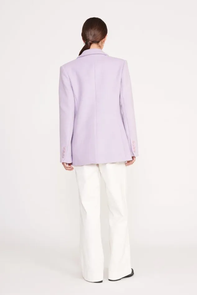 Women STAUD CITY BLAZER LAVENDER SUITING STAUD Outerwear and Jackets Women STAUD CITY BLAZER LAVENDER SUITING STAUD Outerwear and Jackets