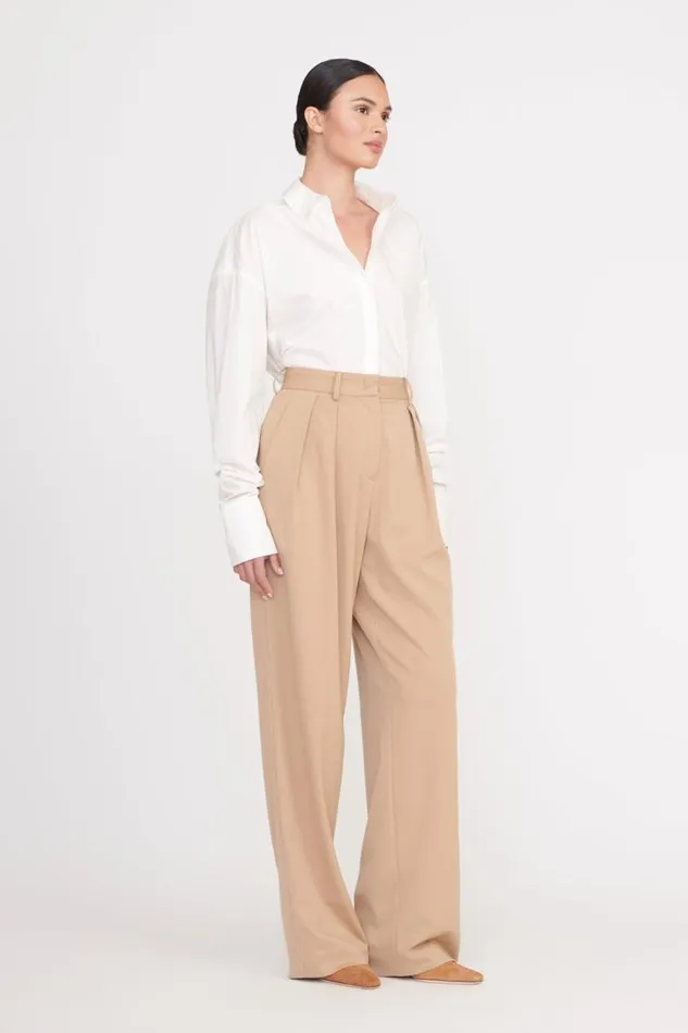 Women STAUD COLTON SHIRT WHITE STAUD Tops Women STAUD COLTON SHIRT WHITE STAUD Tops