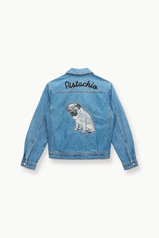 Women STAUD CUSTOM CLASSIC OVERSIZED RYAN JACKET MEDIUM WASH STAUD Denim Women STAUD CUSTOM CLASSIC OVERSIZED RYAN JACKET MEDIUM WASH STAUD Denim