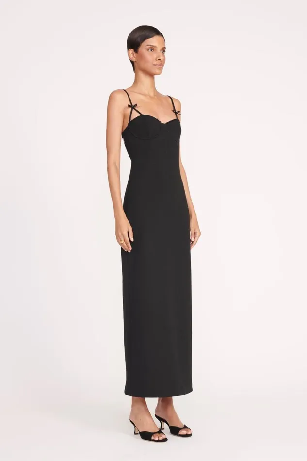 Women STAUD GEORGINA DRESS BLACK STAUD Dresses Women STAUD GEORGINA DRESS BLACK STAUD Dresses