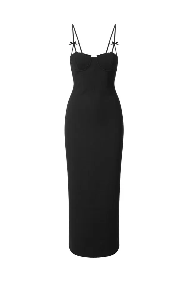 Women STAUD GEORGINA DRESS BLACK STAUD Dresses Women STAUD GEORGINA DRESS BLACK STAUD Dresses