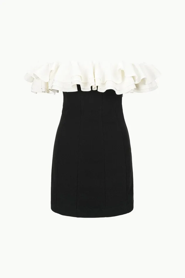 Women STAUD KIARA DRESS BLACK IVORY STAUD Dresses Women STAUD KIARA DRESS BLACK IVORY STAUD Dresses