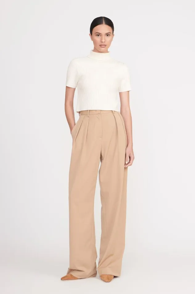 Women STAUD LILOU SWEATER IVORY STAUD Tops Women STAUD LILOU SWEATER IVORY STAUD Tops