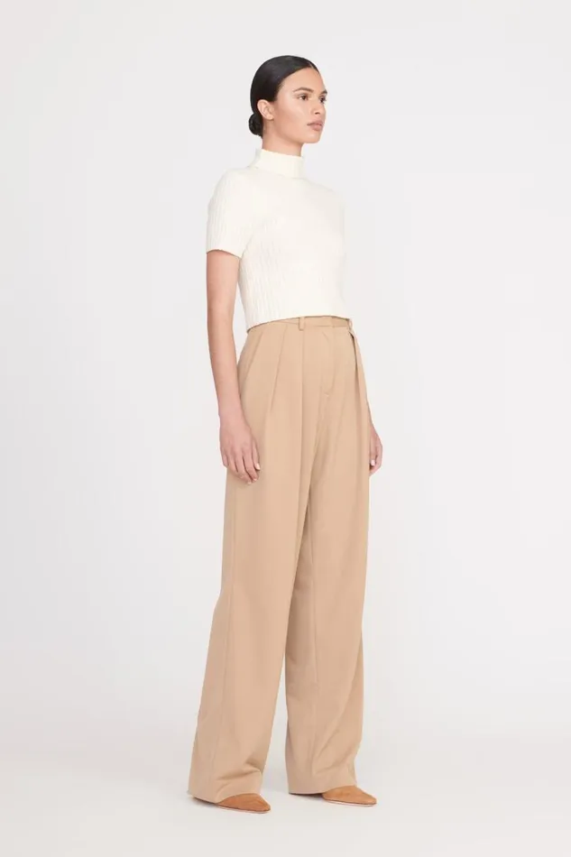 Women STAUD LILOU SWEATER IVORY STAUD Tops Women STAUD LILOU SWEATER IVORY STAUD Tops