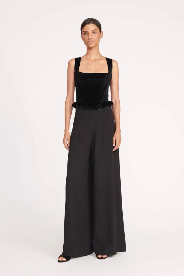 Women STAUD LORELAI TOP BLACK STAUD Tops Women STAUD LORELAI TOP BLACK STAUD Tops