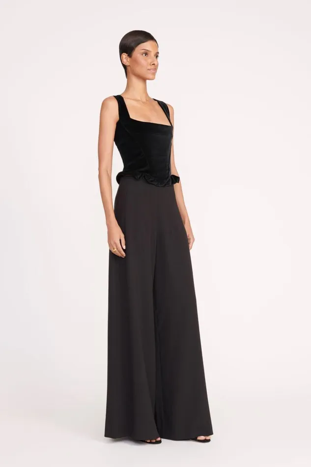 Women STAUD LORELAI TOP BLACK STAUD Tops Women STAUD LORELAI TOP BLACK STAUD Tops
