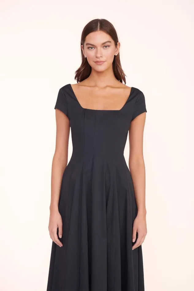 Women STAUD MAXI SHORT SLEEVE WELLS DRESS BLACK STAUD Dresses Women STAUD MAXI SHORT SLEEVE WELLS DRESS BLACK STAUD Dresses
