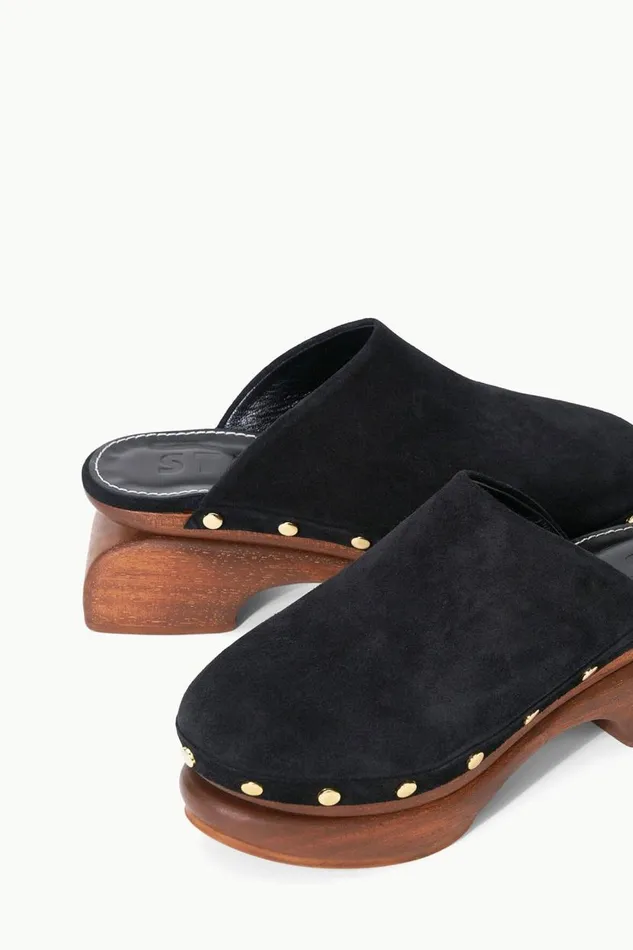 Women STAUD RHODES CLOG BLACK STAUD Mules and Flats Women STAUD RHODES CLOG BLACK STAUD Mules and Flats