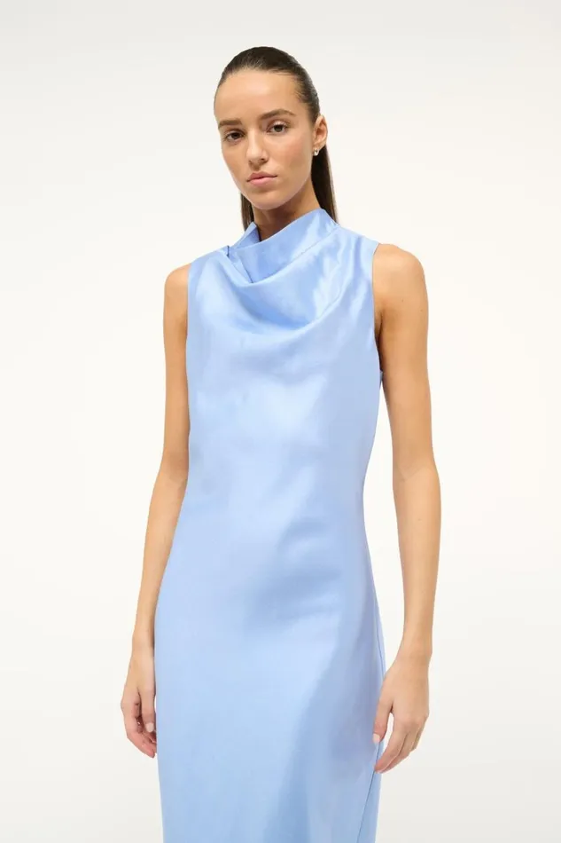 Women STAUD ROCHELLE DRESS PERIWINKLE STAUD Dresses Women STAUD ROCHELLE DRESS PERIWINKLE STAUD Dresses