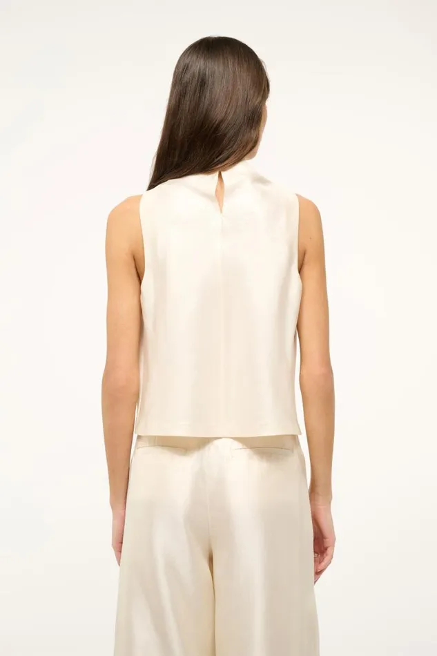 Women STAUD ROCHELLE TOP IVORY STAUD Bridal Women STAUD ROCHELLE TOP IVORY STAUD Bridal