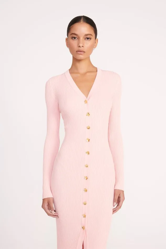 Women STAUD SHOKO SWEATER CHERRY BLOSSOM STAUD Dresses Women STAUD SHOKO SWEATER CHERRY BLOSSOM STAUD Dresses