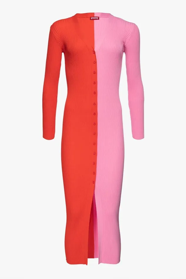 Women STAUD SHOKO SWEATER POPPY ROSEBUD STAUD Dresses Women STAUD SHOKO SWEATER POPPY ROSEBUD STAUD Dresses