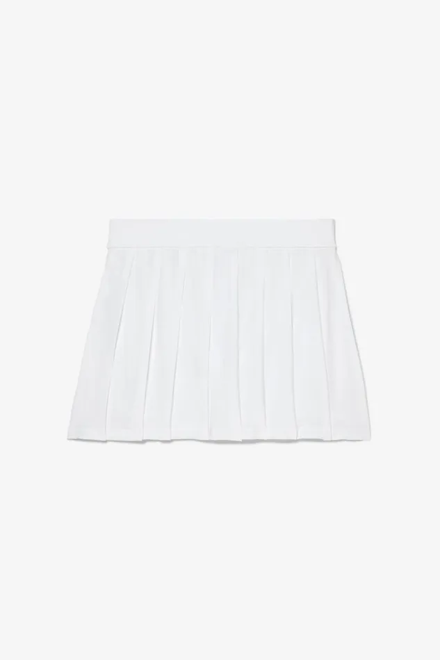 Women Tennis Essentials Woven Pleated Skort 100 White Fila Tennis Women Tennis Essentials Woven Pleated Skort 100 White Fila Tennis