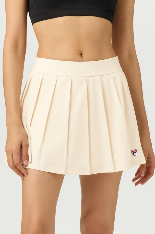Women Tennis Essentials Woven Pleated Skort 926 Angora Fila Tennis Women Tennis Essentials Woven Pleated Skort 926 Angora Fila Tennis