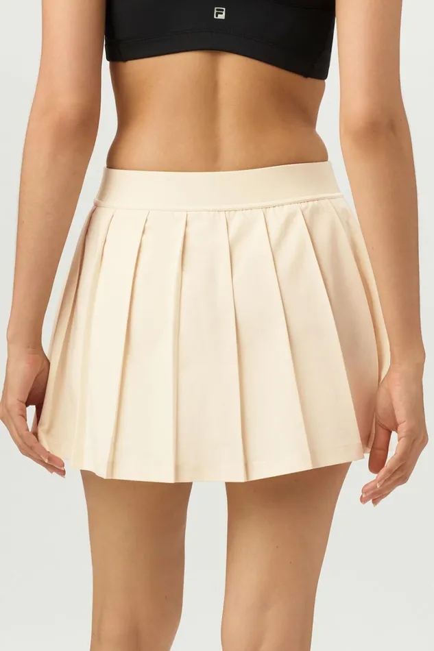 Women Tennis Essentials Woven Pleated Skort 926 Angora Fila Tennis Women Tennis Essentials Woven Pleated Skort 926 Angora Fila Tennis