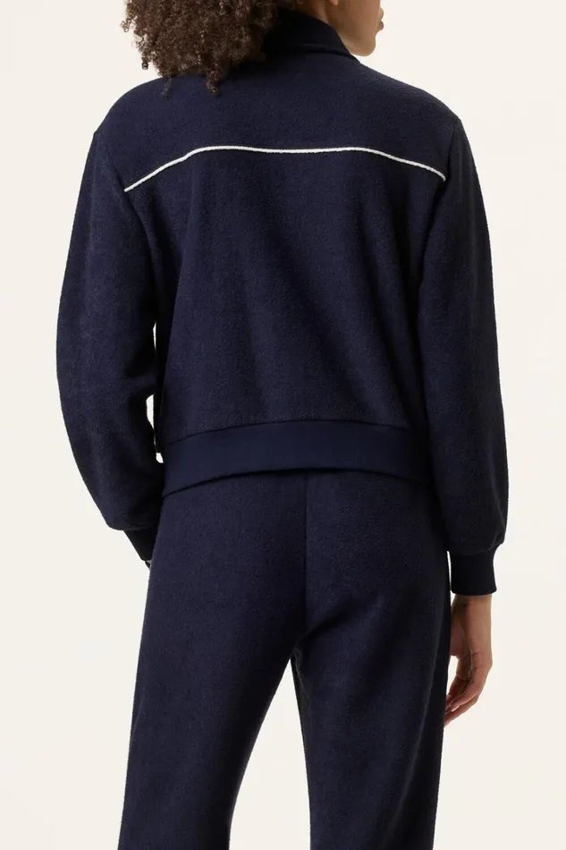 Women Tennis Terry Track Top 400 Ink Navy Fila Matching Sets Women Tennis Terry Track Top 400 Ink Navy Fila Matching Sets