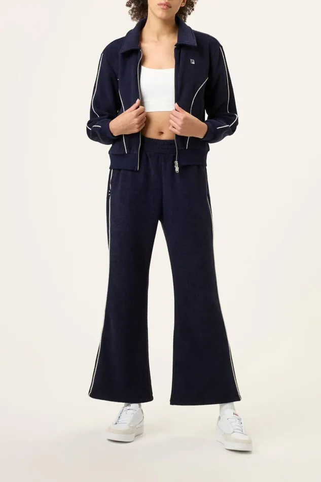 Women Tennis Terry Track Top 400 Ink Navy Fila Matching Sets Women Tennis Terry Track Top 400 Ink Navy Fila Matching Sets