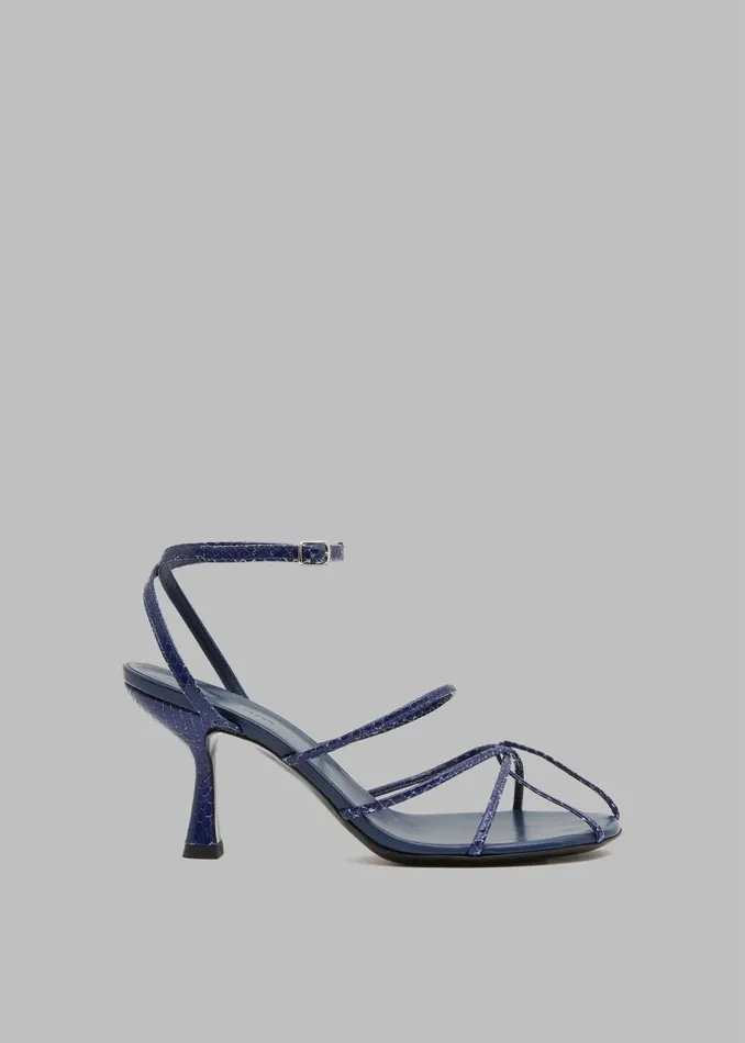 Women The Frankie Shop Christopher Esber Blaze Embossed Heels 8211 Sodalite