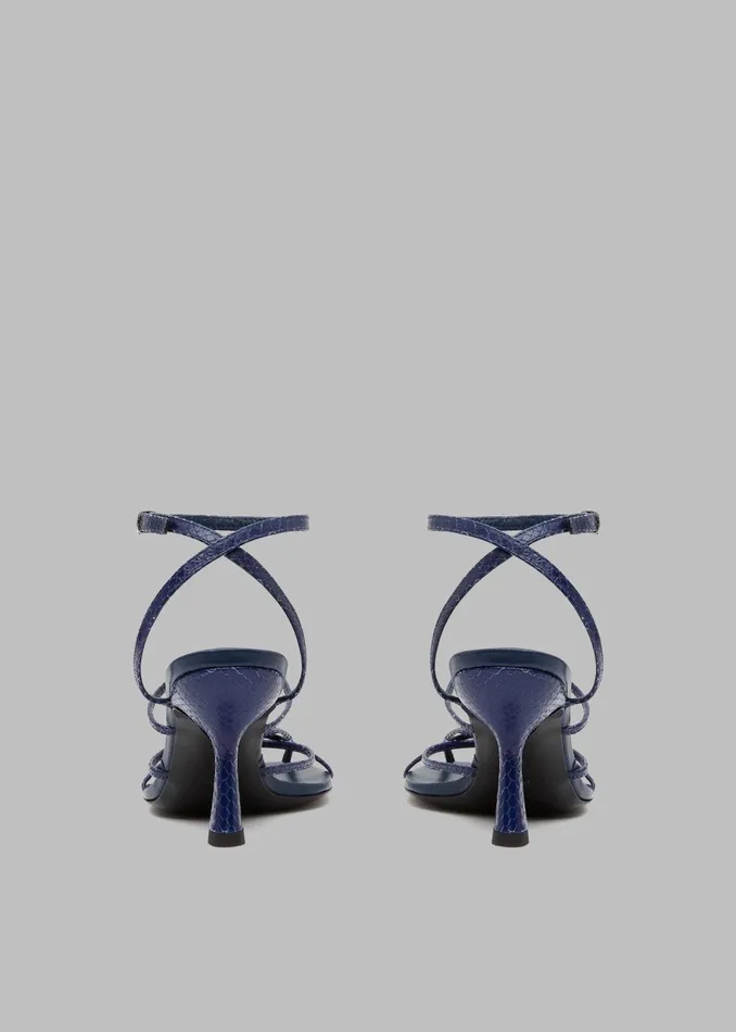 Women The Frankie Shop Christopher Esber Blaze Embossed Heels 8211 Sodalite