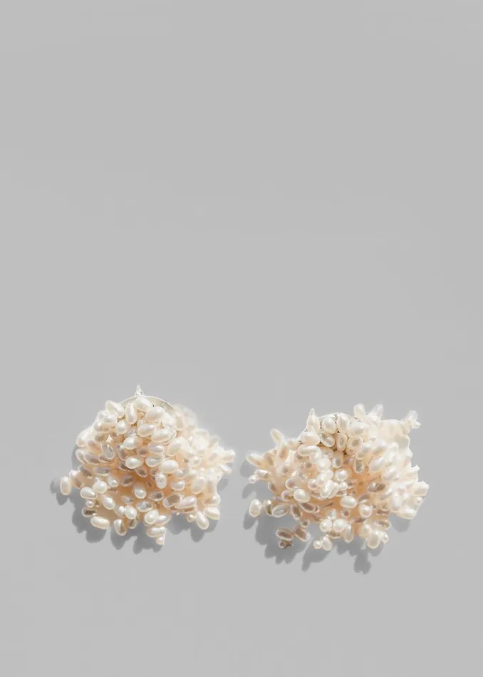 Women The Frankie Shop Jasmin Sparrow Mermaid Earrings 8211 Silver