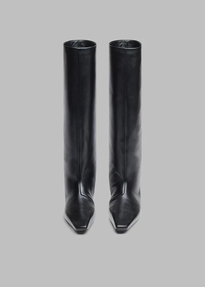 Women The Frankie Shop Loulou Studio Lirone High Boots 8211 Black