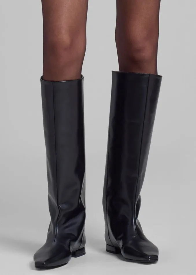 Women The Frankie Shop Loulou Studio Lirone High Boots 8211 Black