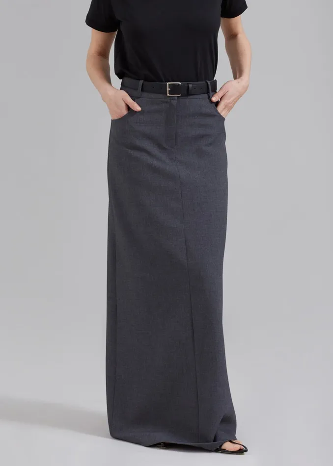 Women The Frankie Shop Toni Leather Belt 8211 Black