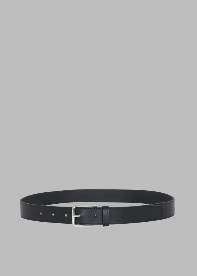Women The Frankie Shop Toni Leather Belt 8211 Black