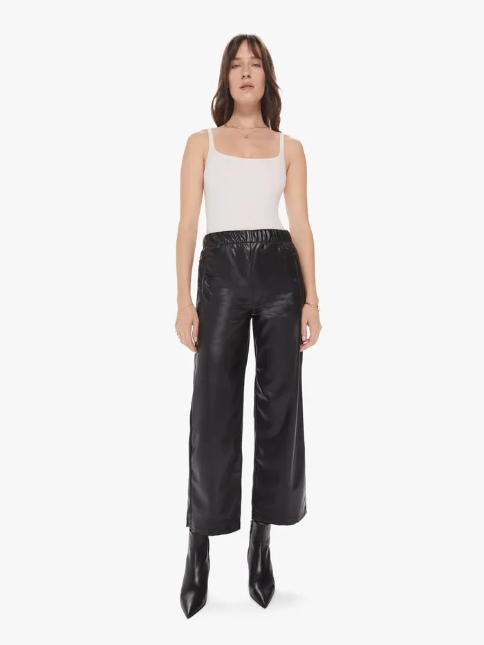 Women The Skippety Ankle Black Mother Denim Pants