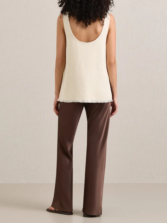 Women The UNDONE AEmery 8211 Myrna Bias Pant in Chocolate Brown Pants