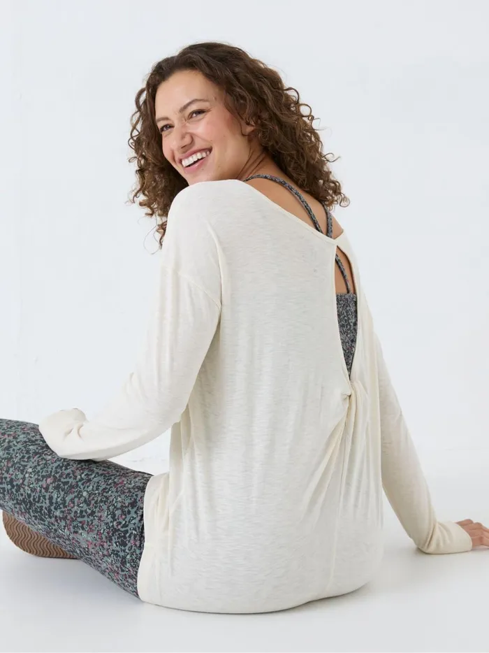 Women Tops and TShirts Fat Face Natural Cotton Blend Gio Top