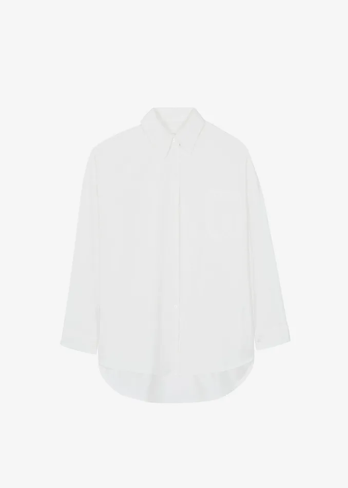 Women Tops The Frankie Shop Elide Shirt 8211 Optic White