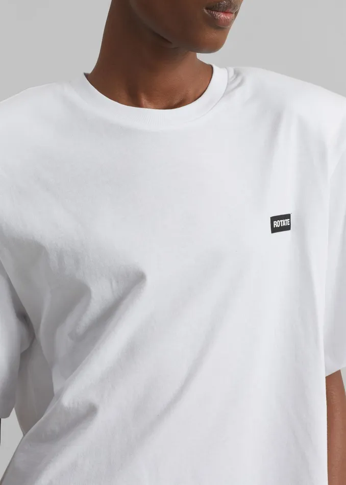 Women Tops The Frankie Shop Rotate Oversized TShirt 8211 Bright White