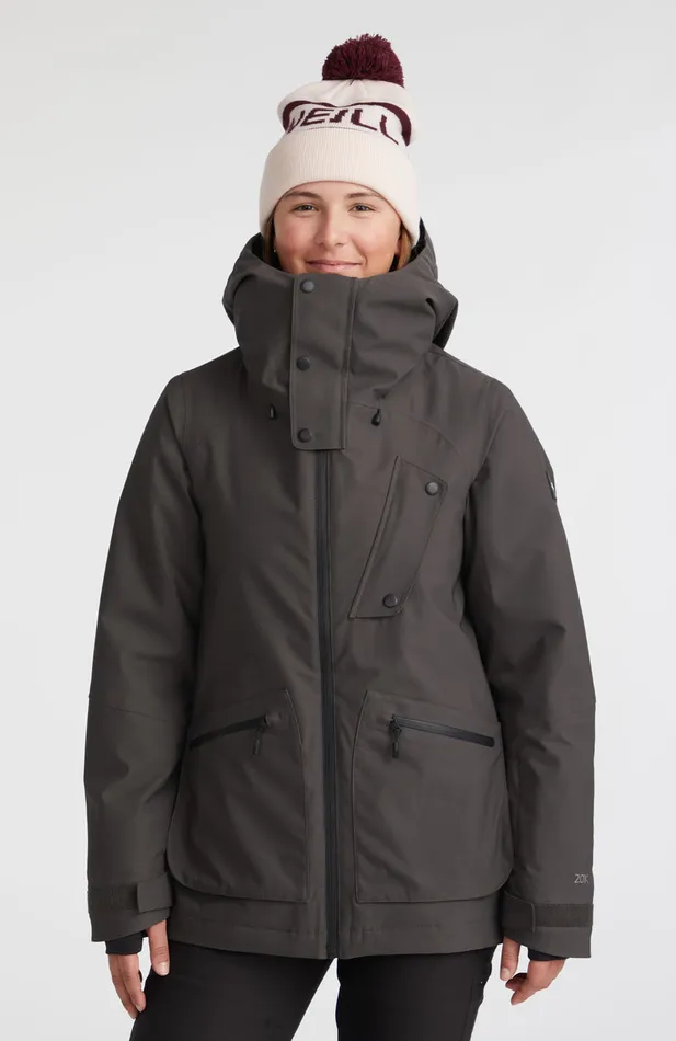 Women Total Disorder Snow Jacket Grey O039Neill Ski Jackets