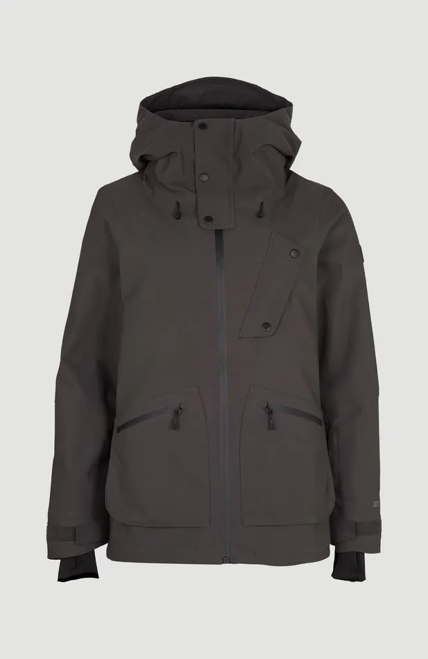 Women Total Disorder Snow Jacket Grey O039Neill Ski Jackets Women Total Disorder Snow Jacket Grey O039Neill Ski Jackets