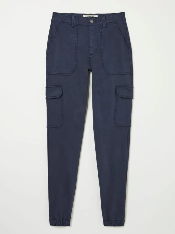 Women Trousers and Leggings Fat Face Hythe Blue Cargo Trousers