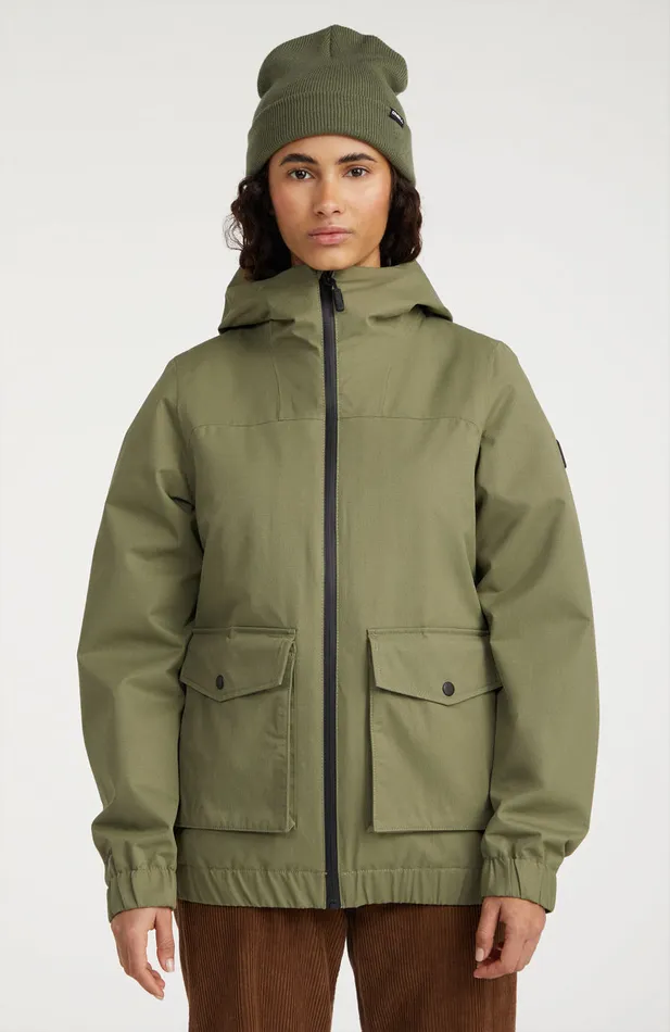 Women TRVLR Series Ecto Shell Jacket Green O039Neill Jackets