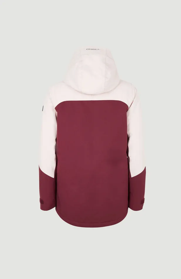 Women Utility Snow Jacket Red Mix O039Neill Ski Jackets