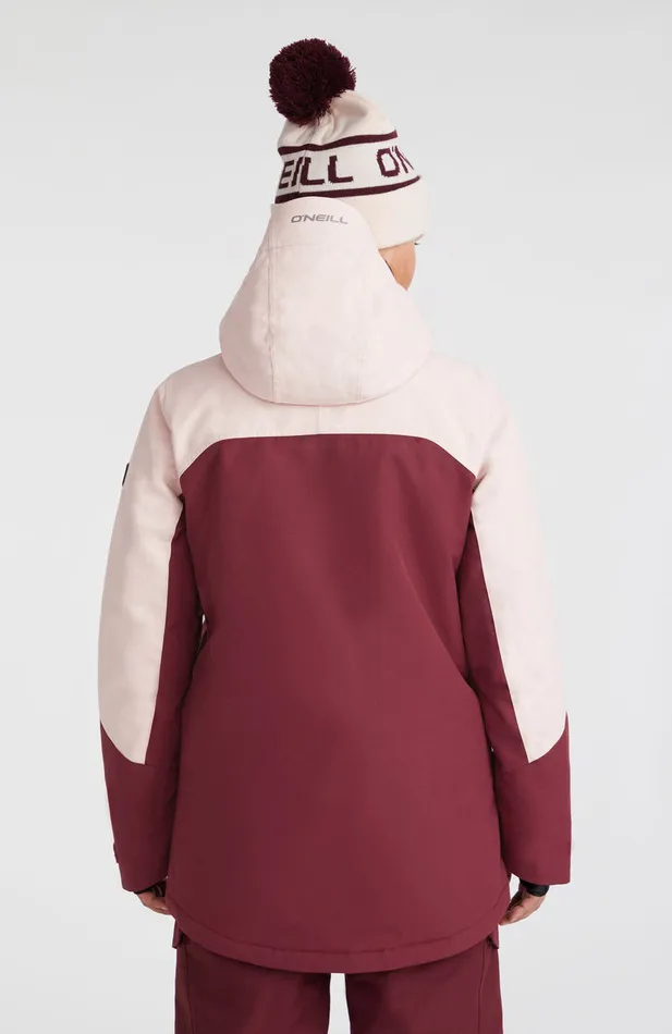 Women Utility Snow Jacket Red Mix O039Neill Ski Jackets