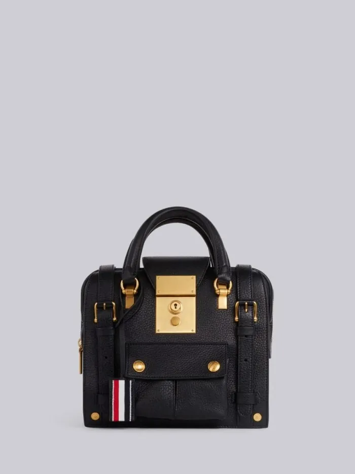 Women Ziptop Mrs Thom Mini Backpack Black Thom Browne Backpacks and Bumbags