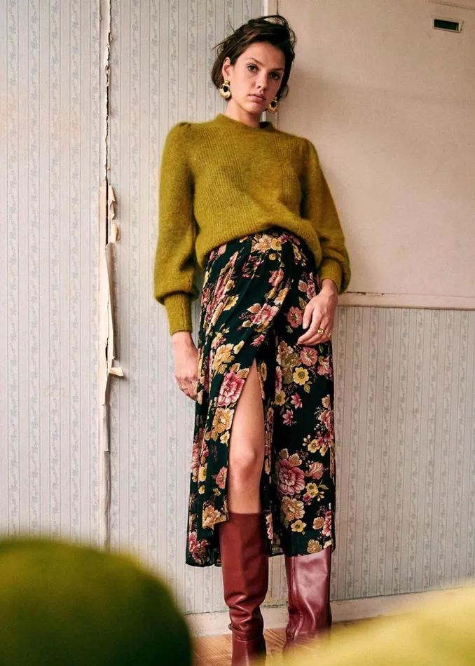 Womens Alicia Skirt Russian Doll Print Szane Skirts and Shorts