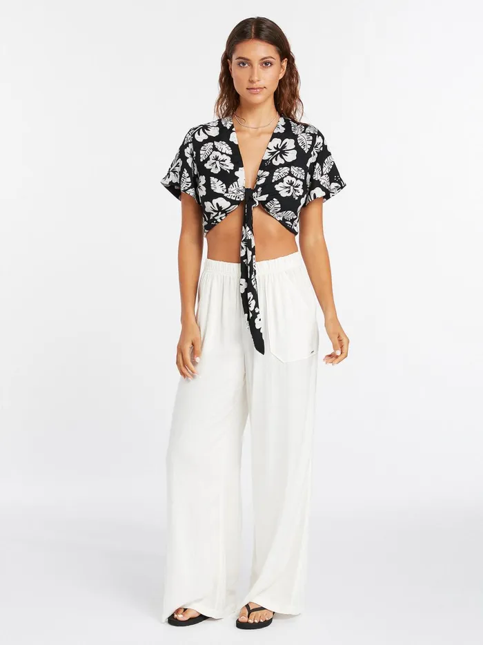 Womens Coco Ho Pant 8211 Star White Volcom Pants