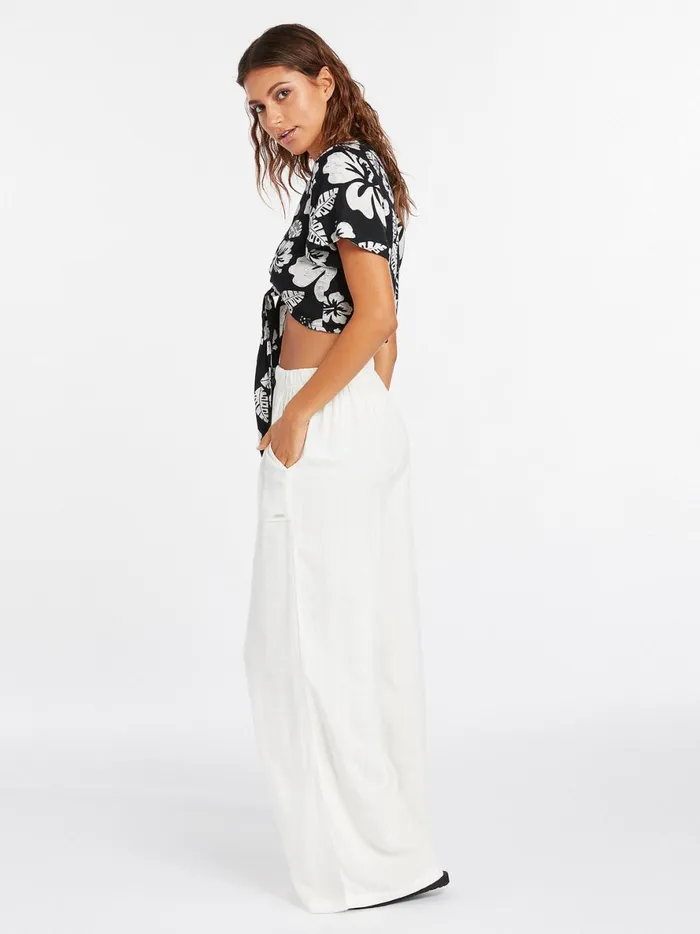 Womens Coco Ho Pant 8211 Star White Volcom Pants