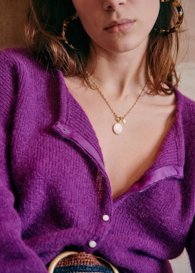 Womens Gaspard Jumper Purple Szane Knitwear