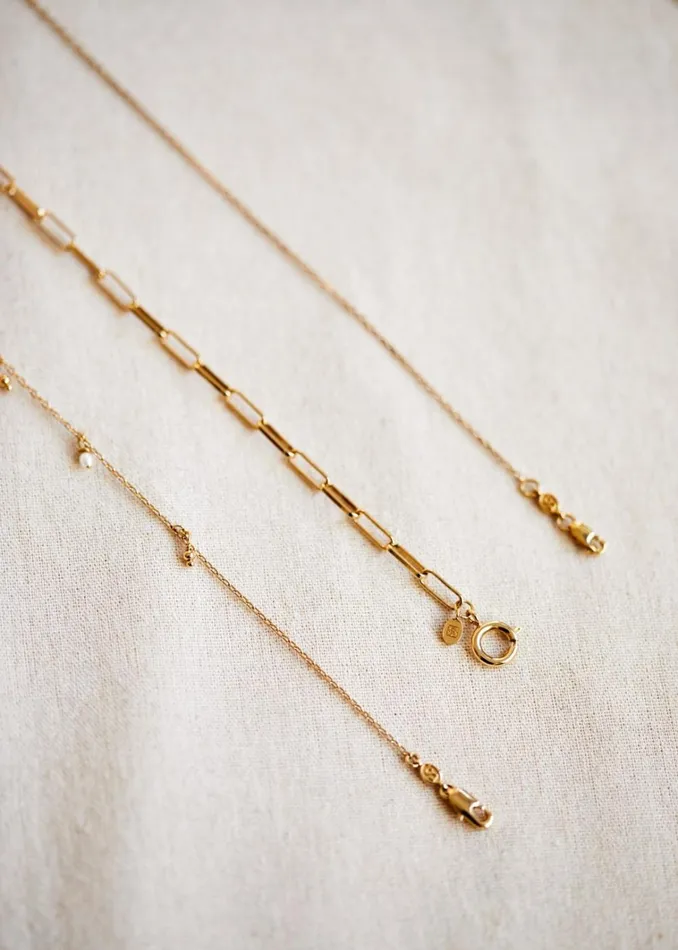 Womens Irma Link Chain Golden Szane Necklaces